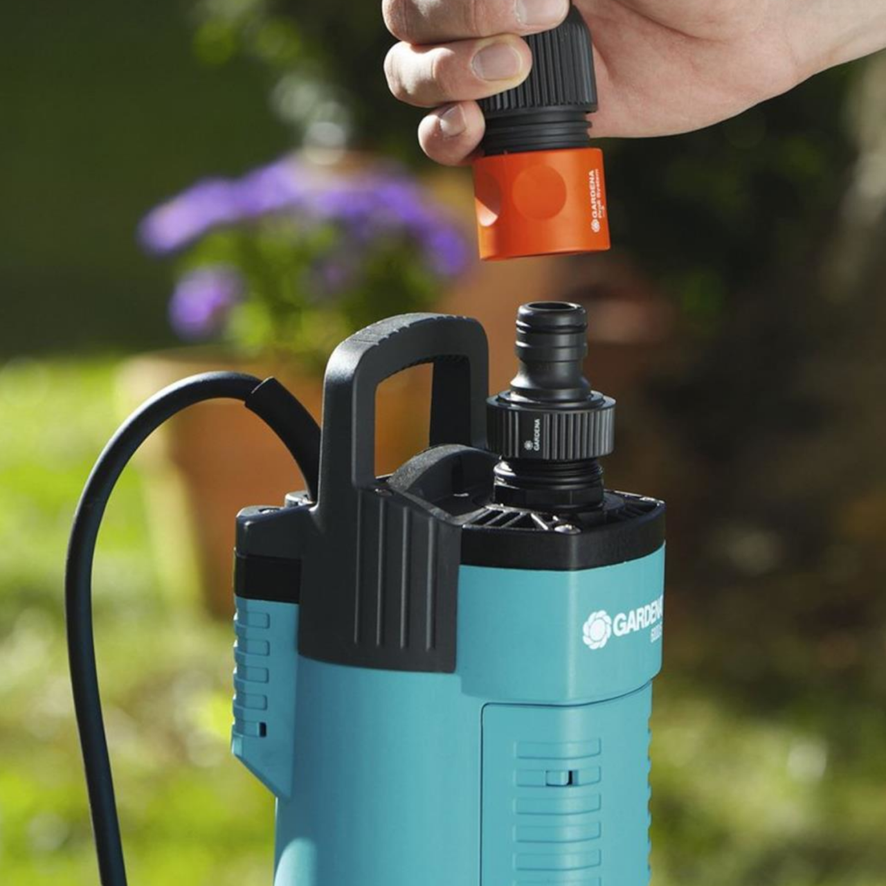 Gardena 1476-20 Tauch-Druckpumpe 6000/5 Pumpe automatisch Gartenbewässerung