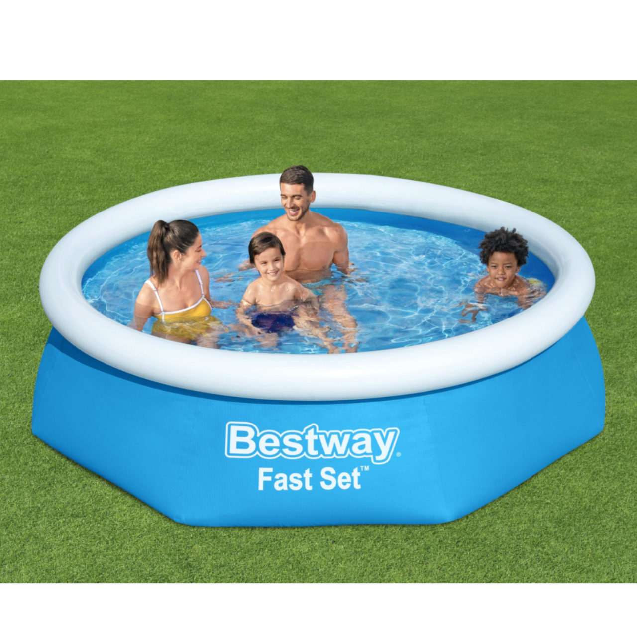 Bestway 57450 Fast Set Pool Swimmingpool 244x61cm Filterpumpe Filterkartusche