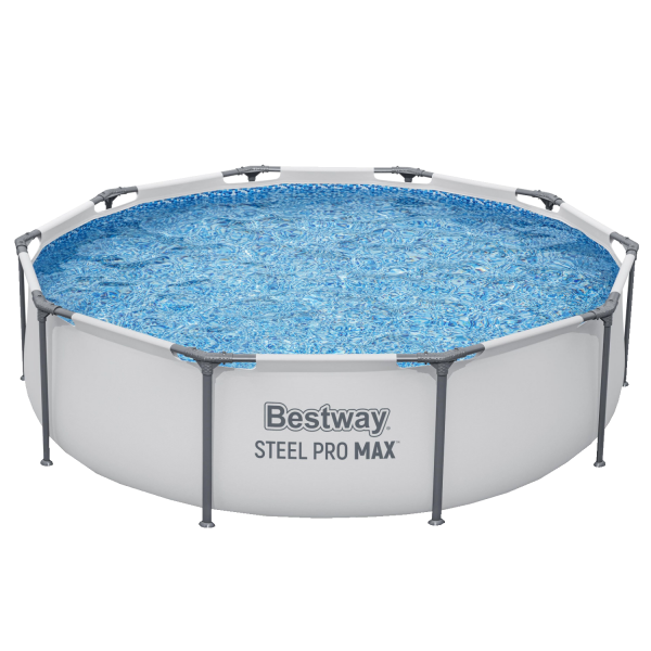 Bestway 56406 Steel Pro MAX Frame Pool Swimming Pool Schwimmbad Garten Ø305x76cm