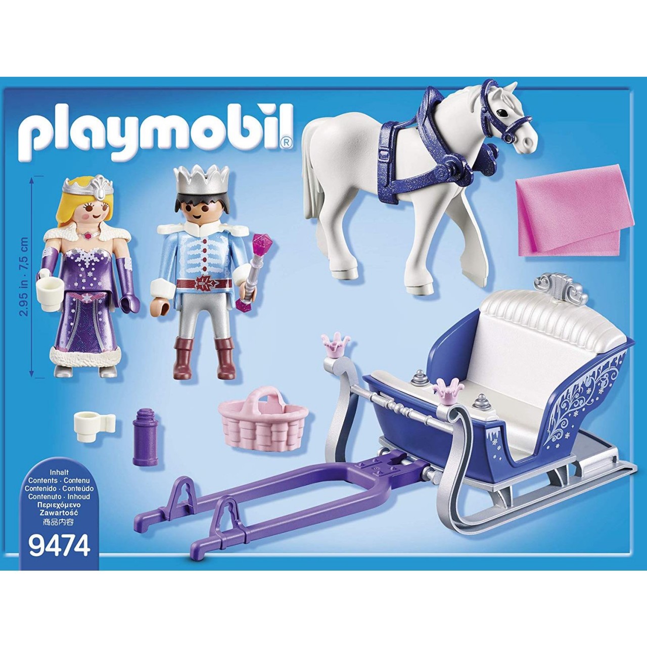 Playmobil 9474 Schlitten mit Königspaar