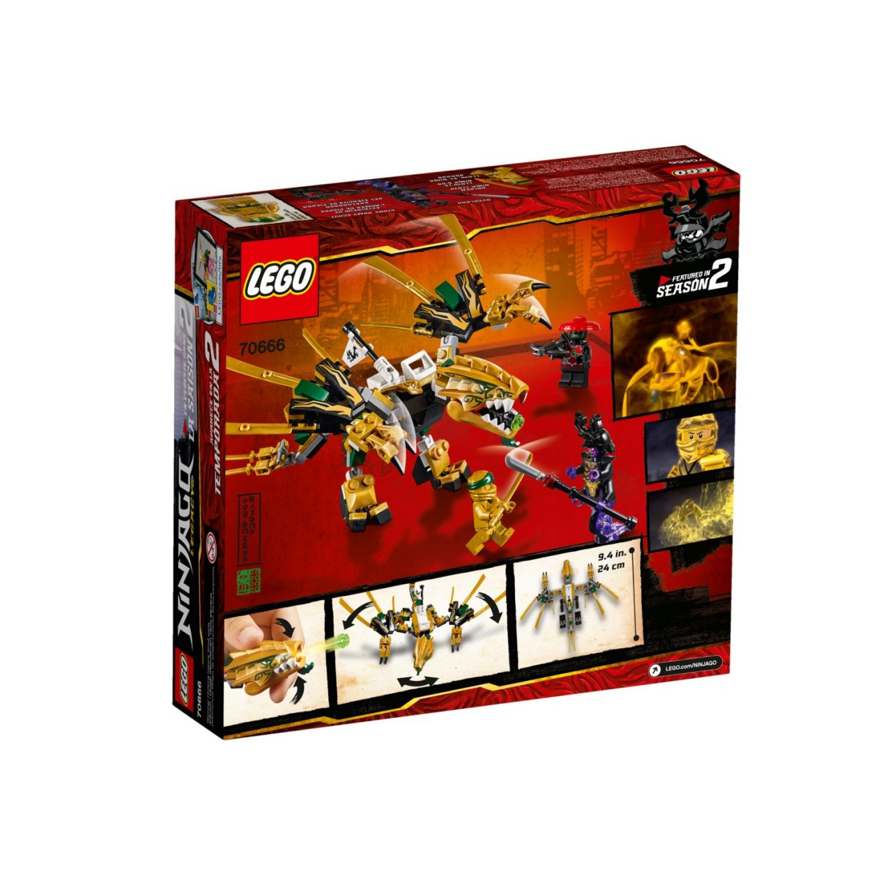 LEGO NINJAGO 70666 Goldener Drache