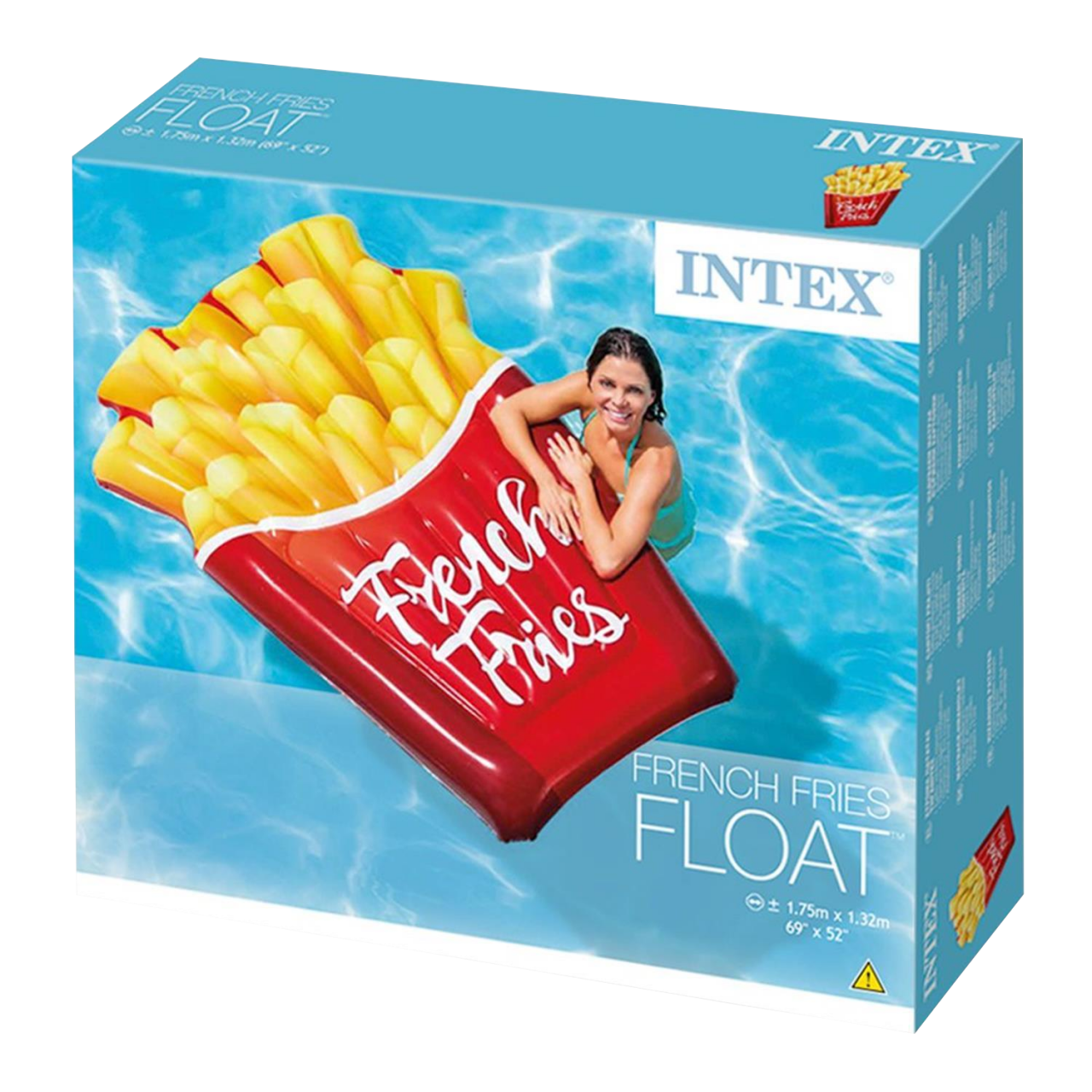 Intex 58775 Luftmatratze Pommes Matratze Chips 175x132 cm FrenchFries aufblasbar