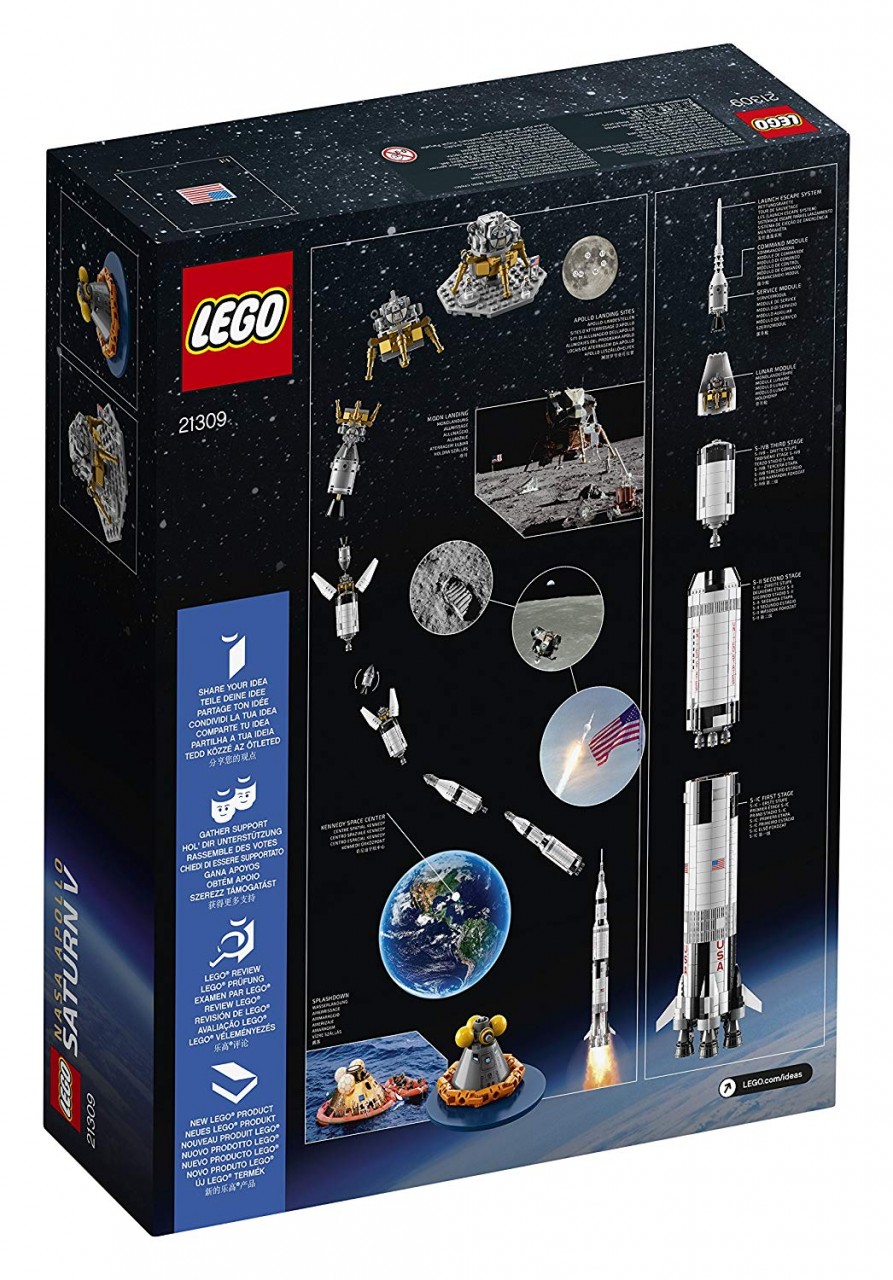 LEGO IDEAS 21309 NASA Apollo Saturn V