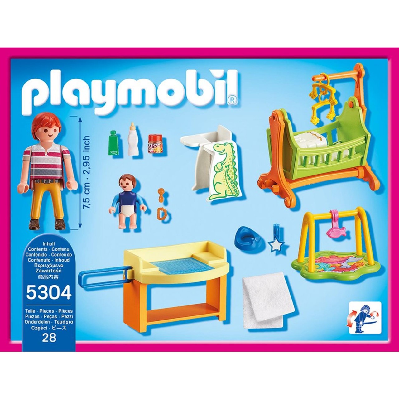 Playmobil 5304 Babyzimmer mit Wiege
