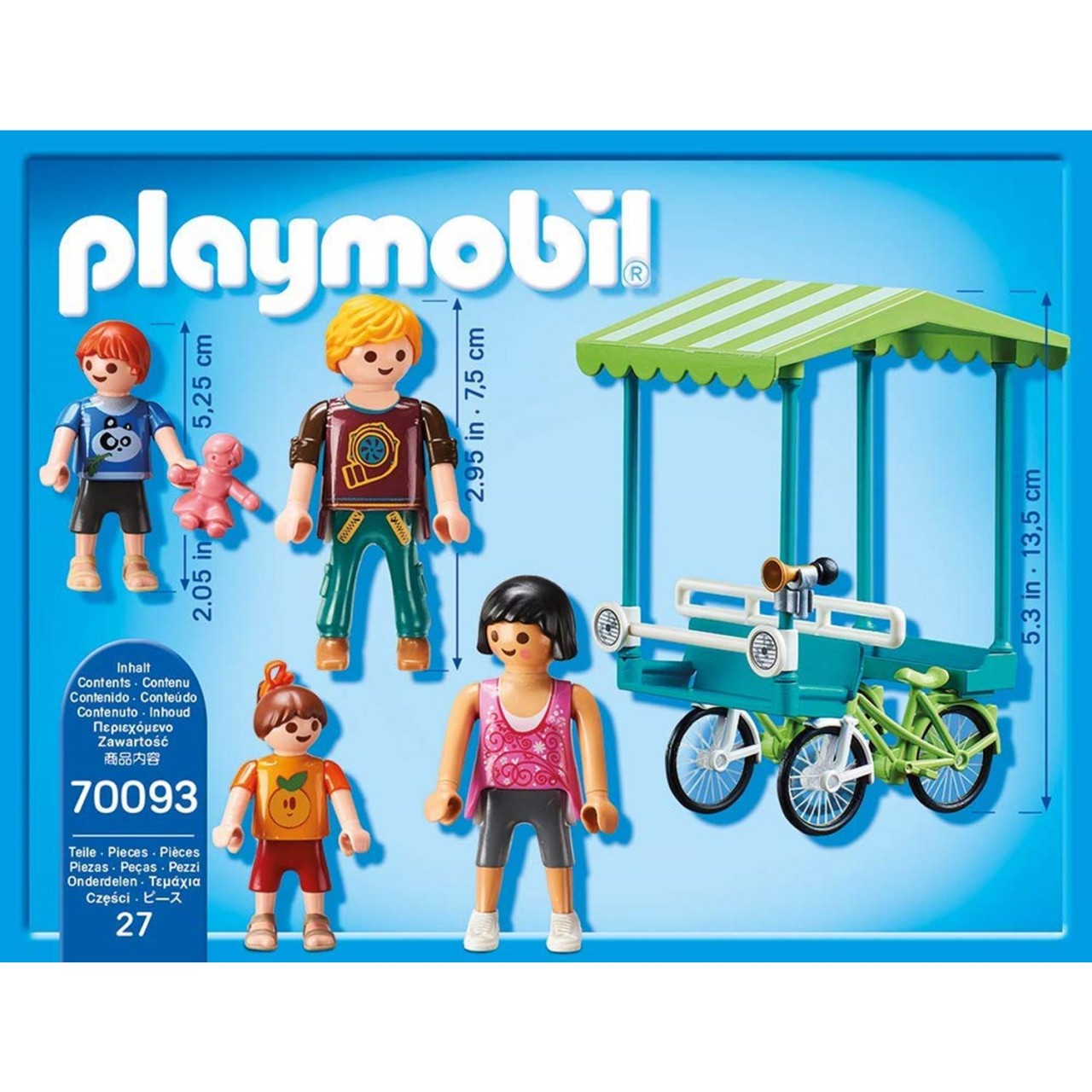Playmobil 70093 Familien-Fahrrad
