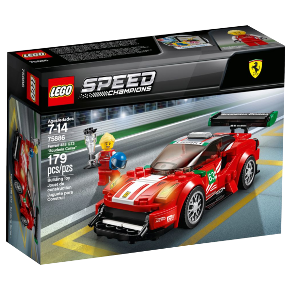 LEGO SPEED CHAMPIONS 75886 Ferrari 488 GT3 Scuderia Corsa