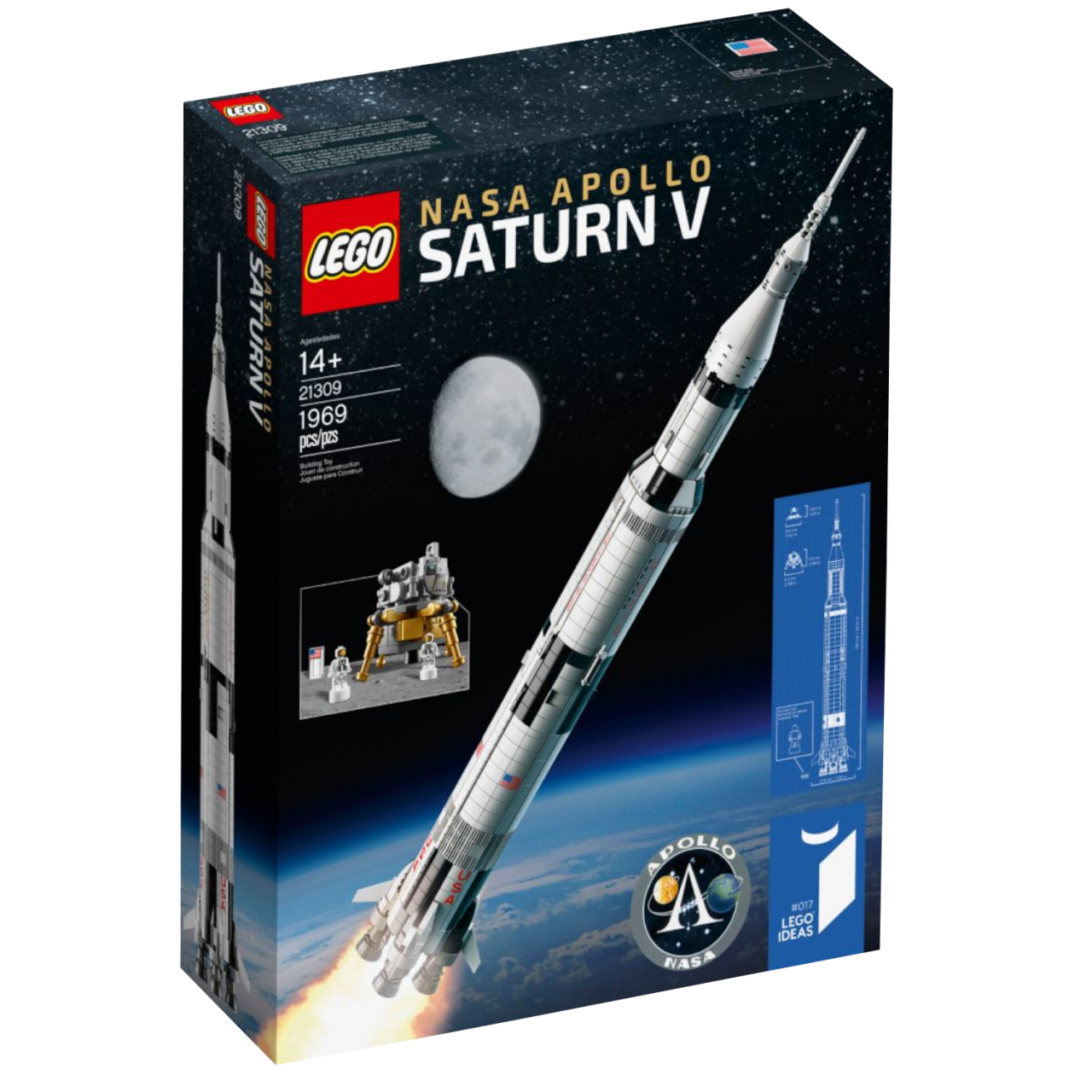 LEGO IDEAS 21309 NASA Apollo Saturn V