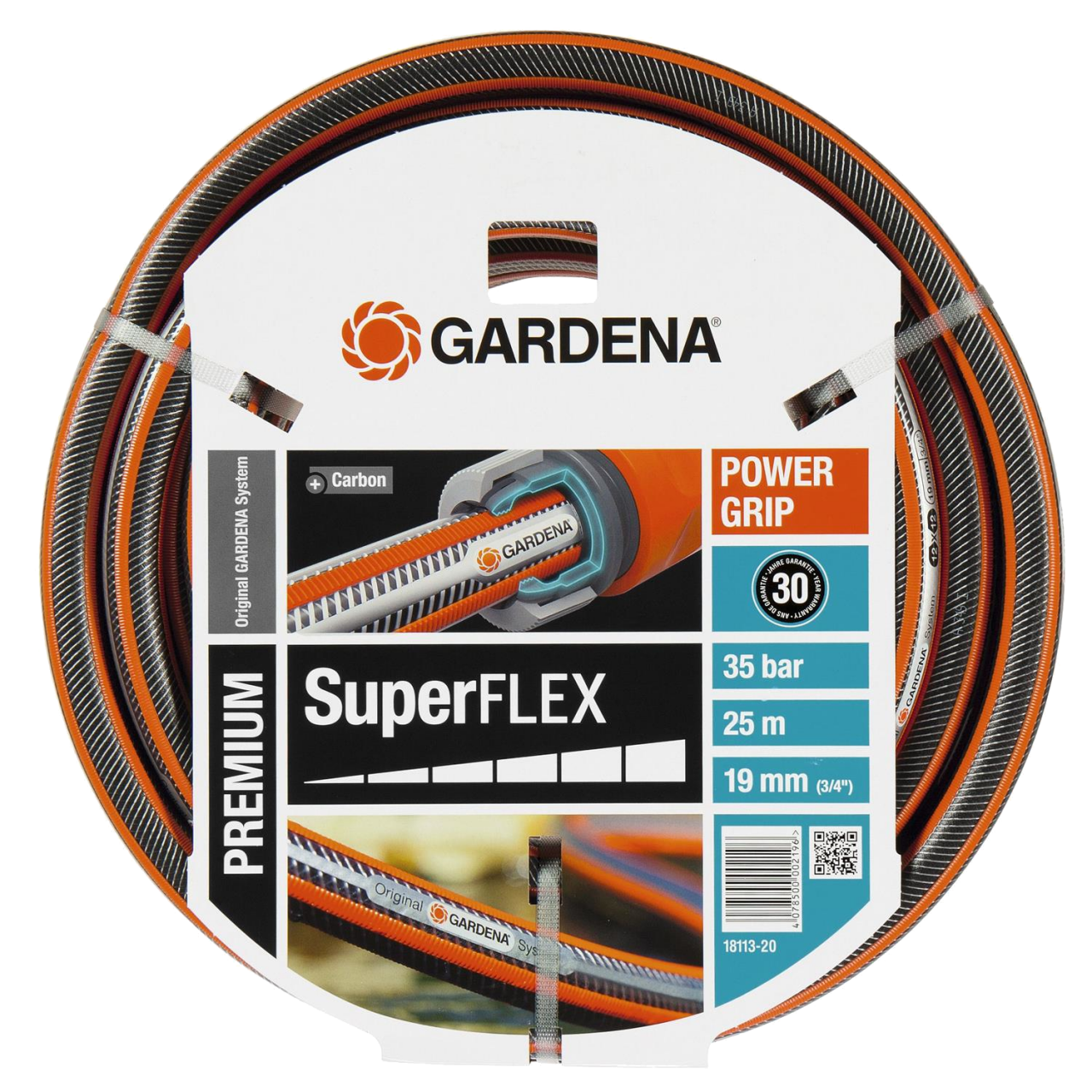 Gardena 18113-20 Premium SuperFLEX Schlauch Gartenschlauch Wasserschlauch 25m