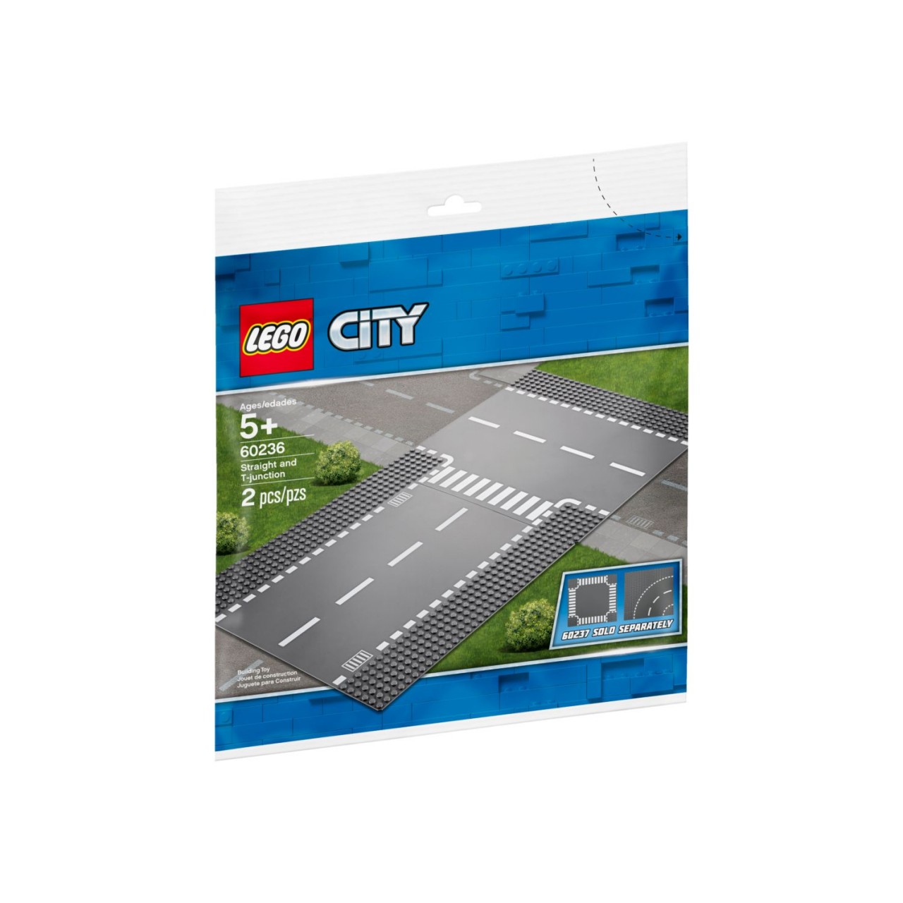 LEGO CITY 60236 Gerade und T-Kreuzung