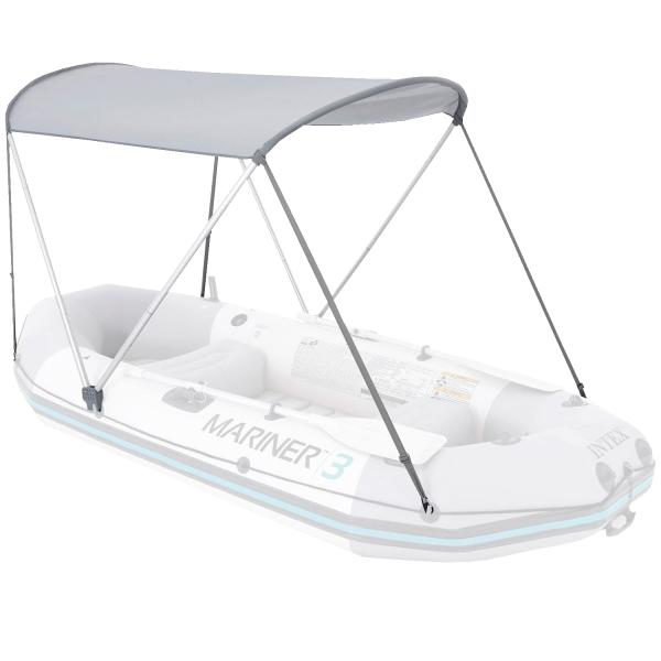 Intex 68600 Bootsverdeck Boots-Überdachung Sonnenschutz Regenschutz 160x142 cm