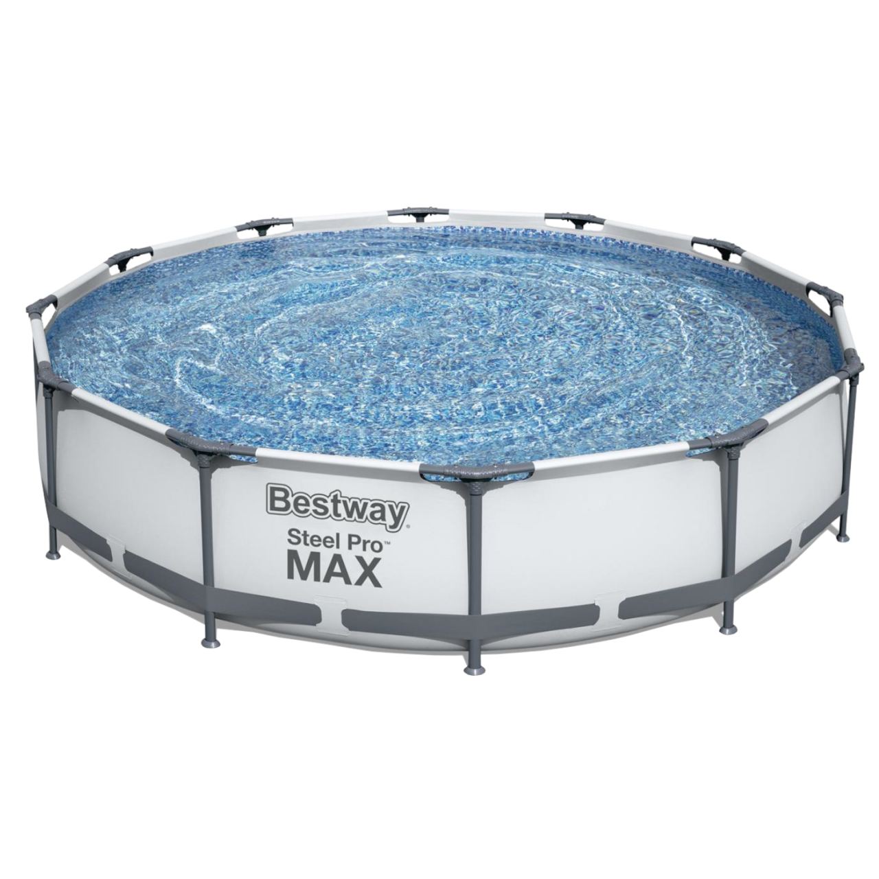 Bestway 56416 Pro Max Frame Pool Steel Pro Set Schwimmbad 366x76cm Pumpe 1.249 L/h