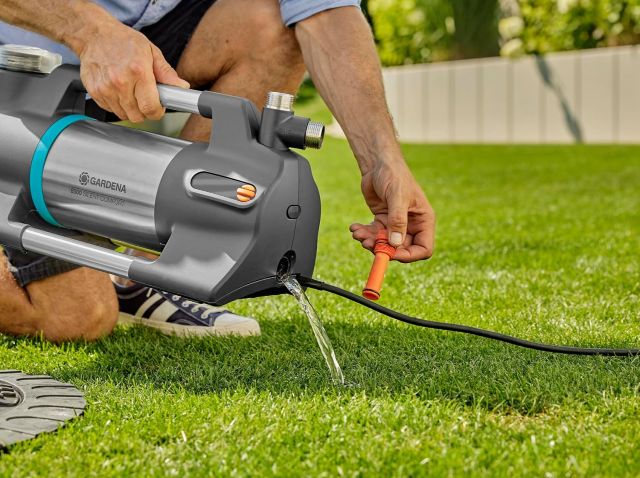 Gardena 9059-20 Gartenpumpe 6500 SilentComfort leise Bewässerungspumpe