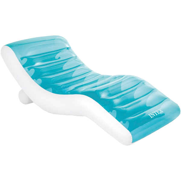 Intex 56874 Poolsessel blau Splash Lounge Wasserliege Schwimmsessel 191x99 cm