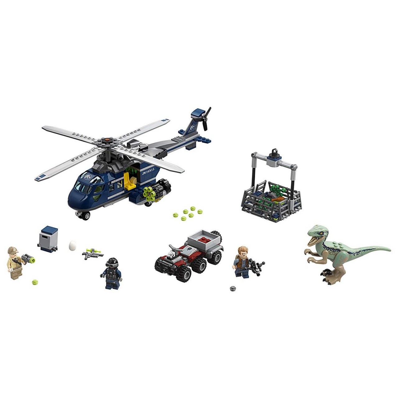 LEGO JURASSIC WORLD 75928 Blues Hubschrauber-Verfolgungsjagd