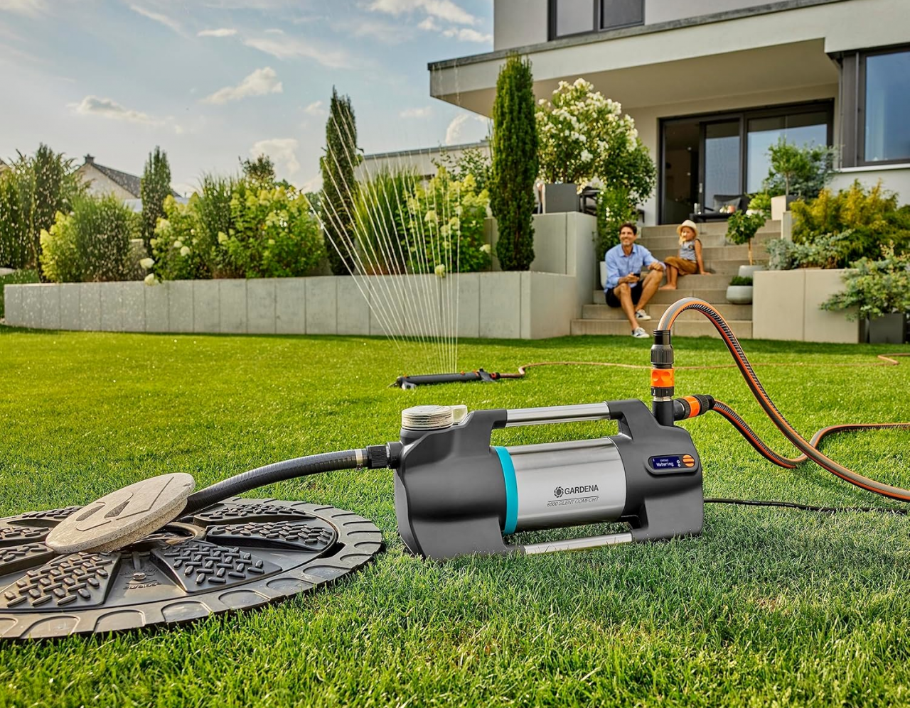 Gardena 9059-20 Gartenpumpe 6500 SilentComfort leise Bewässerungspumpe