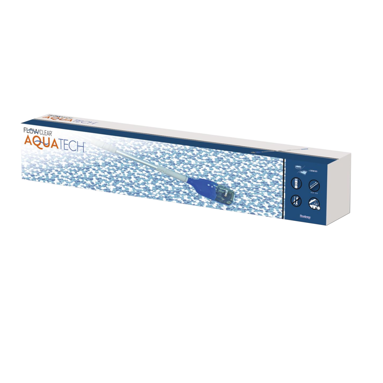 Bestway Flowclear batteriebetriebener Poolsauger AquaTech 58648 Pools bis Ø305cm
