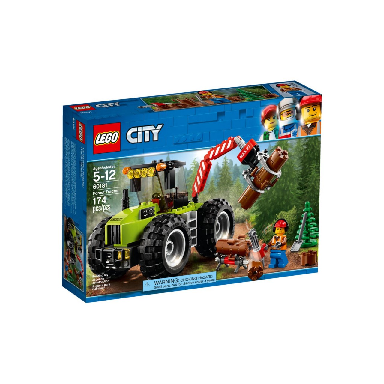 LEGO CITY 60181 Forsttraktor